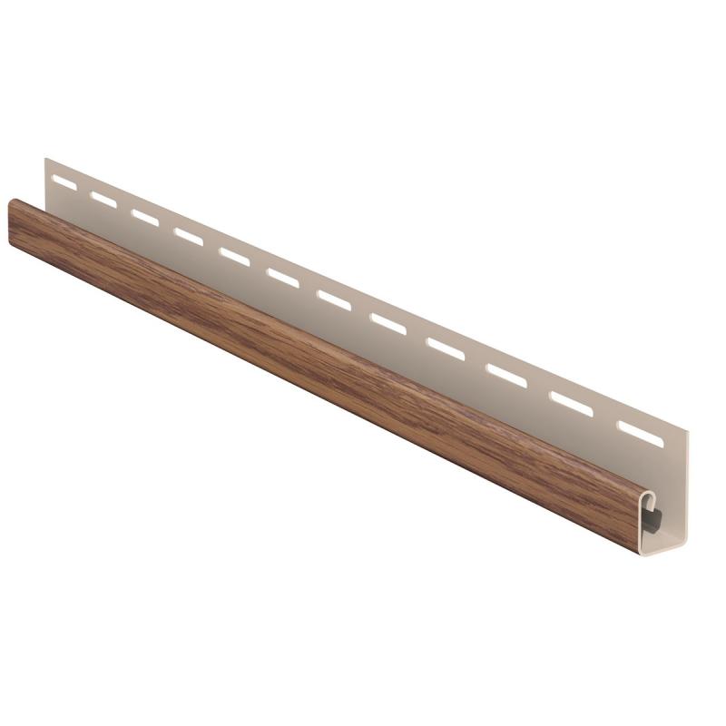 Ukončovací J-profil WOOD SIDING SV-15 Zlatý dub