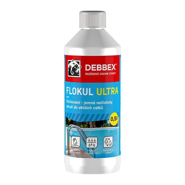 Flokul ULTRA - vločkování 0,5 l láhev namodralá