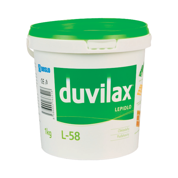 Duvilax L-58 lepidlo na podlahoviny 1 kg kelímek bílá