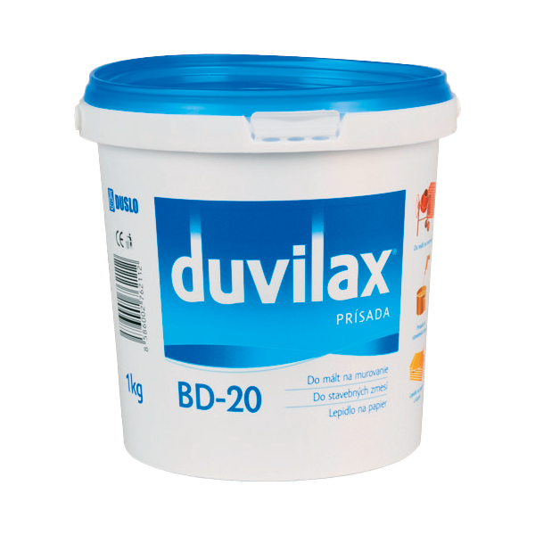 Duvilax BD-20 příměs do stavebních směsí 1 kg kelímek bílá