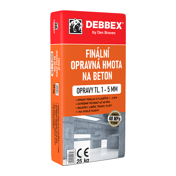 Opravná hmota na beton FINAL 25 kg pytel šedá