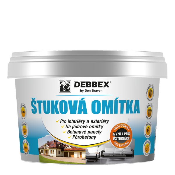 Štuková omítka 14 kg kbelík bílá