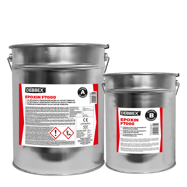 EPOXIN F7000 20 kg sada plechovek transparentní