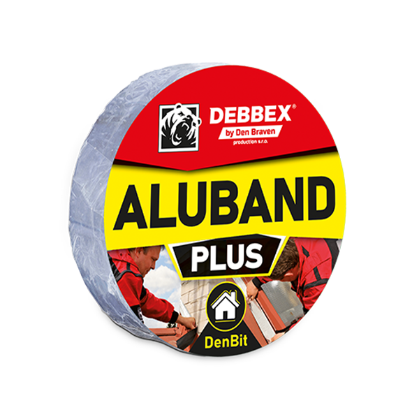 DenBit Aluband PLUS - Střešní bitumenový pás 150 mm, délka 10 m hliníková