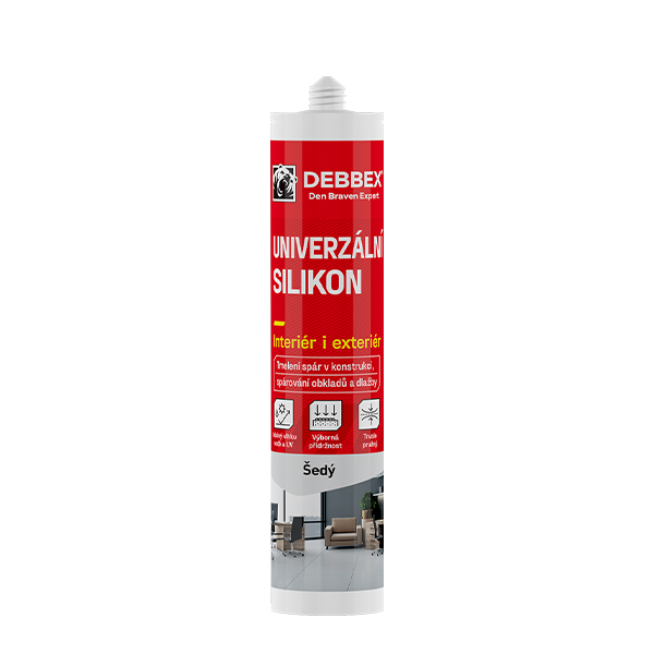 Univerzální silikon 280 ml kartuše šedá