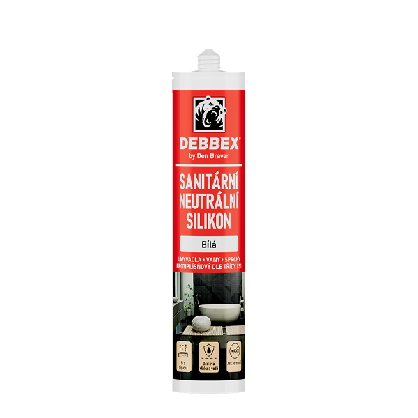 Sanitární neutrální silikon 280 ml kartuše bahama