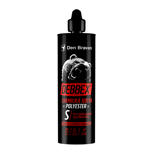 Chemická kotva POLYESTER S 380 ml kartuše šedá
