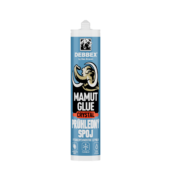 MAMUT GLUE Crystal 290 ml kartuše transparentní