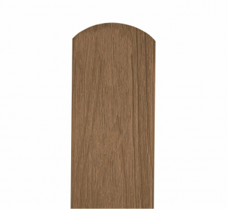 Plotovka WOODplus Ultra ukončení s obloučkem 80 x 15 mm Teak