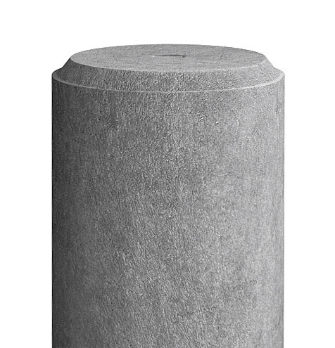 Kůl z recyklovaného plastu Ø 9,8 cm Šedá