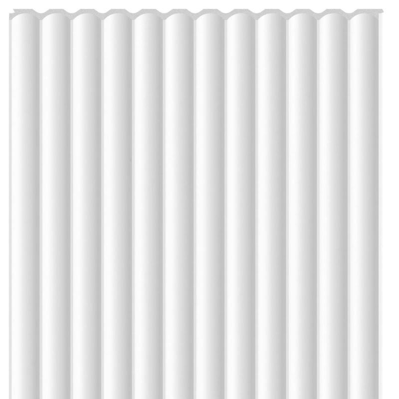 Lamelové akustické obkladové panely LINERIO WAWE XS-LINE White