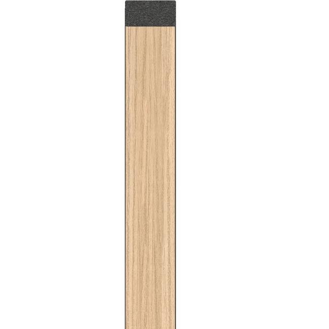 Univerzální lemovací lišta LINERIO WOOD S-LINE Natural+Black
