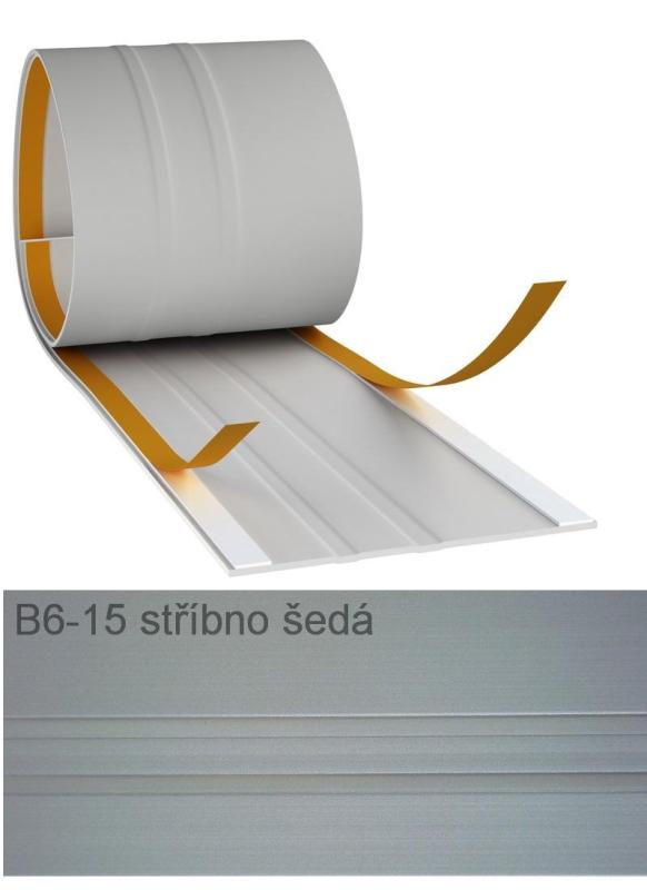 Univerzální lišta v kotouči B6 Stříbrno šedá 15