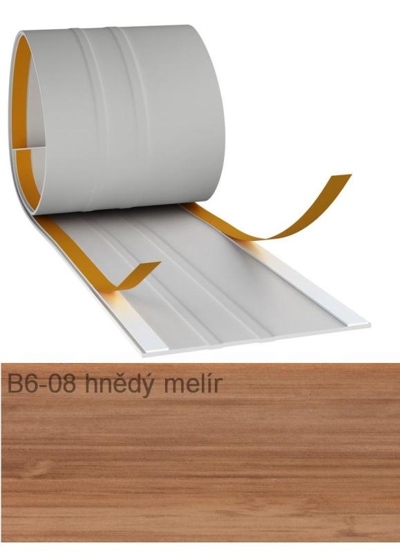 Univerzální lišta v kotouči B6 Hnědý melír 08