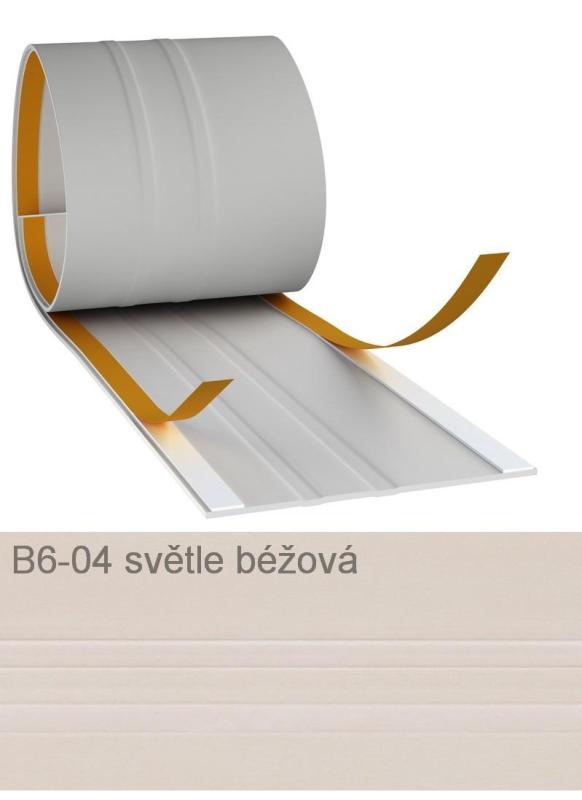 Univerzální lišta v kotouči B6 Světle béžová 04