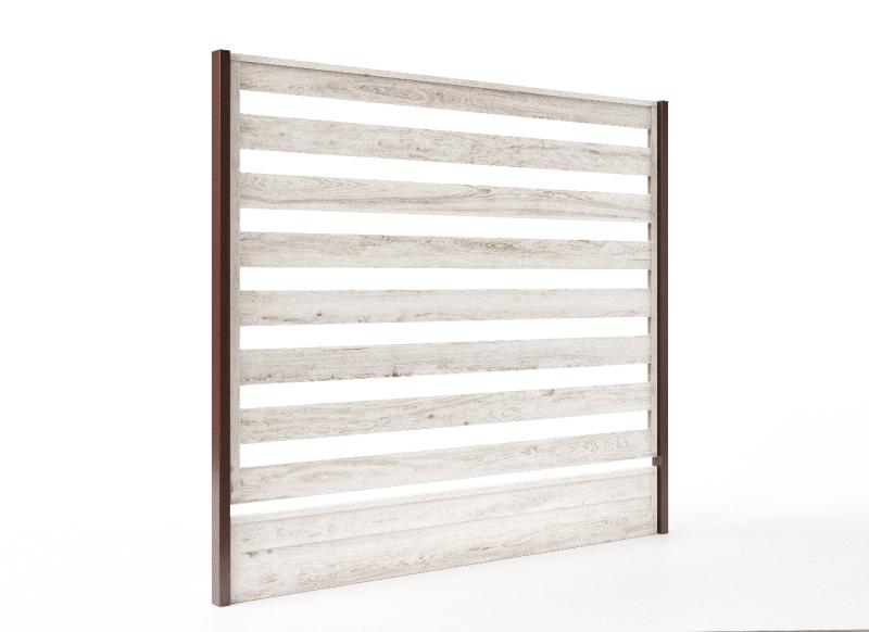Plotový panel lamelový Hornval Hard Bříza