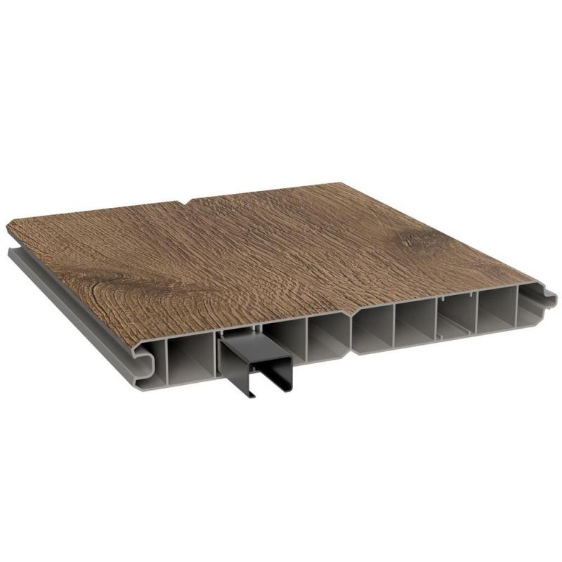 Plotová deska hladká DuoFuse PVC WOD-PRINT Woodland Oak