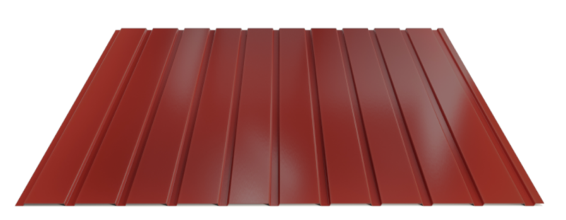 Trapézový plech Hornval E7 Elevace Super 25 Polyester Gloss 0,5 mm RAL 3009