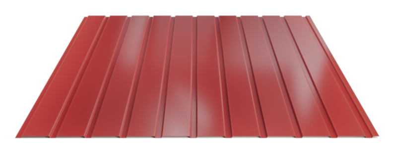 Trapézový plech Hornval E7 Elevace Super 25 Polyester Gloss 0,5 mm RAL 3011