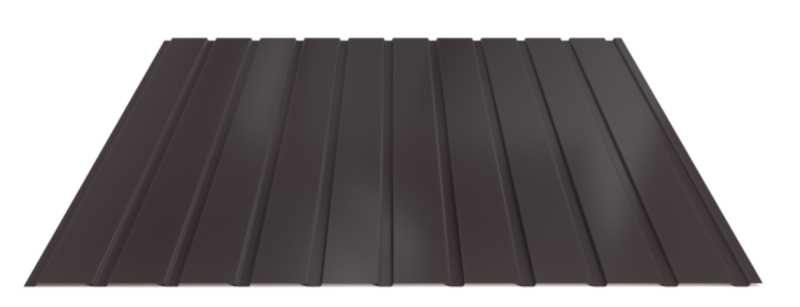 Trapézový plech Hornval E7 Elevace Super 25 Polyester Gloss 0,5 mm RAL 9005