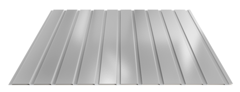 Trapézový plech Hornval E7 Elevace Super 25 Polyester Gloss 0,5 mm RAL 9006