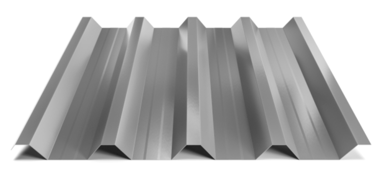 Trapézový plech Hornval T55 MAX Super 25 Polyester Gloss 0,5 mm RAL 9007