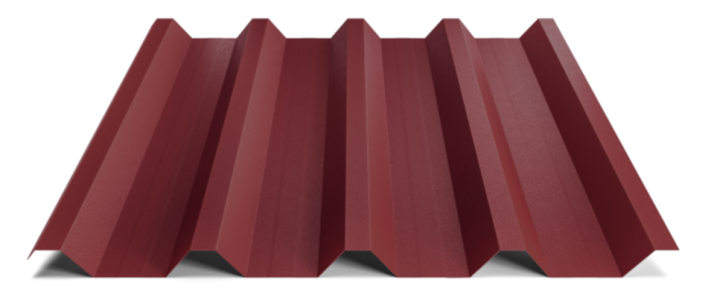 Trapézový plech Hornval T55 MAX Super 25 Deep MAtt 0,5 mm RAL 3005
