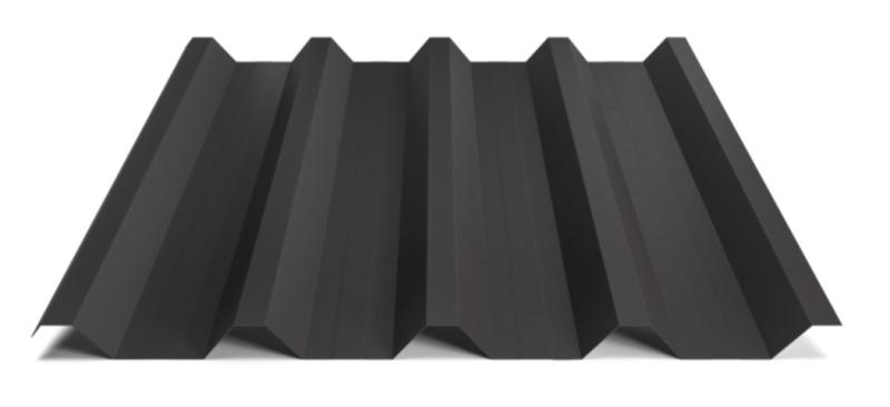 Trapézový plech Hornval T55 MAX Super 25 Deep MAtt 0,5 mm RAL 9005