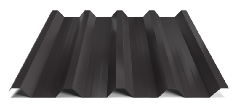 Trapézový plech Hornval T55 MAX Super Plus 35 Polyester Gloss 0,55 mm RAL 9005