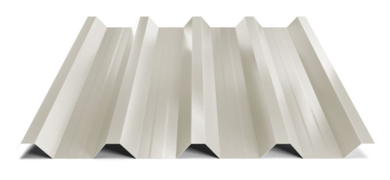 Trapézový plech Hornval T55 MAX Polyester Gloss 0,7 mm RAL 9002