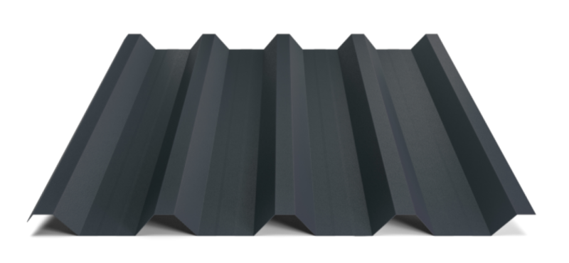 Trapézový plech Hornval T55 MAX Polyester Gloss 0,7 mm RAL 7016