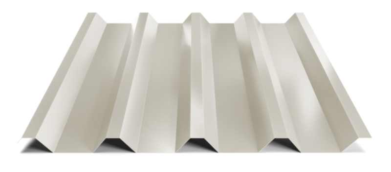 Trapézový plech Hornval T55 Super 25 Polyester Gloss 0,5 mm RAL 9002