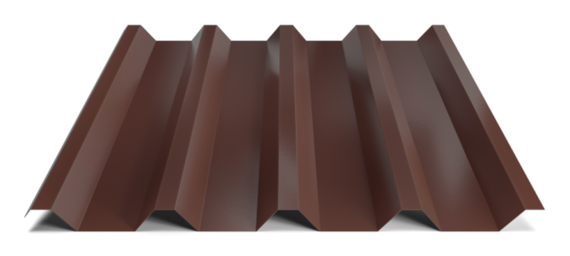Trapézový plech Hornval T55 Super 25 Polyester Gloss 0,5 mm RAL 8017