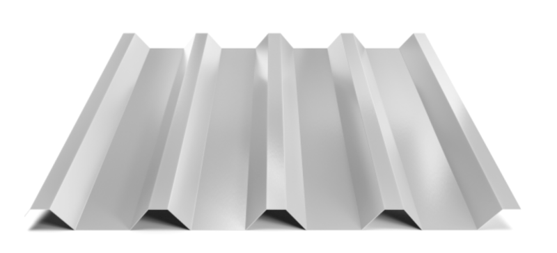Trapézový plech Hornval T55 Super 25 Polyester Gloss 0,5 mm RAL 7035