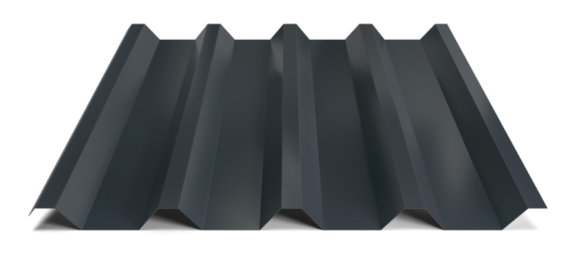 Trapézový plech Hornval T55 Super 25 Polyester Gloss 0,5 mm RAL 7016