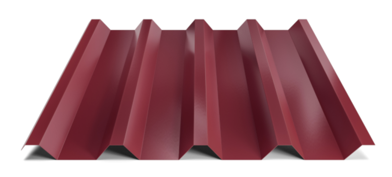 Trapézový plech Hornval T55 Super 25 Polyester Gloss 0,5 mm RAL 3005