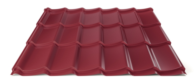 Plechová střešní krytina Hornval H4 20 / 350 Super 25 Polyester Gloss RAL 3005