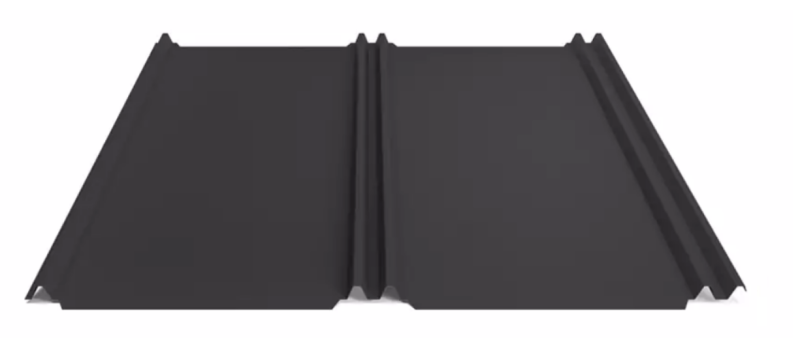 Střešní panel Hornval H8 PT25 Super 25 Deep Matt 0,5 mm RAL 9005