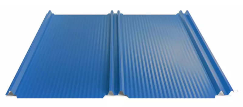 Střešní panel Hornval H8 Vlna Super 25 Polyester Gloss 0,5 mm RAL 5010