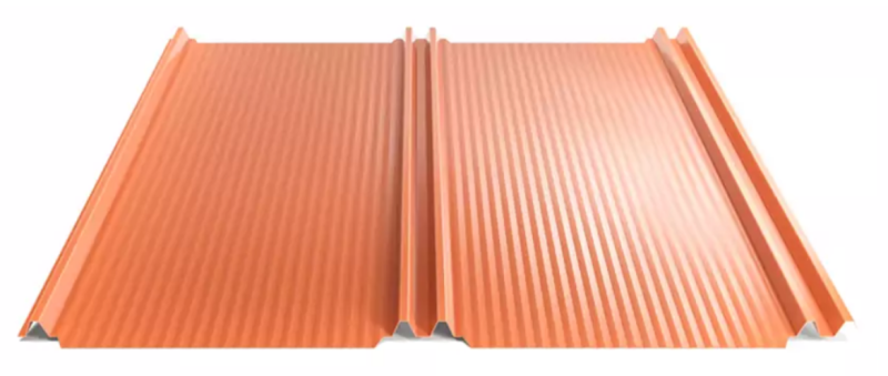Střešní panel Hornval H8 Vlna Super 25 Polyester Gloss 0,5 mm RAL 8004