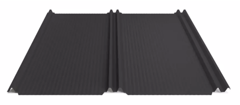 Střešní panel Hornval H8 Vlna Super 25 Deep Matt 0,5 mm RAL 9005