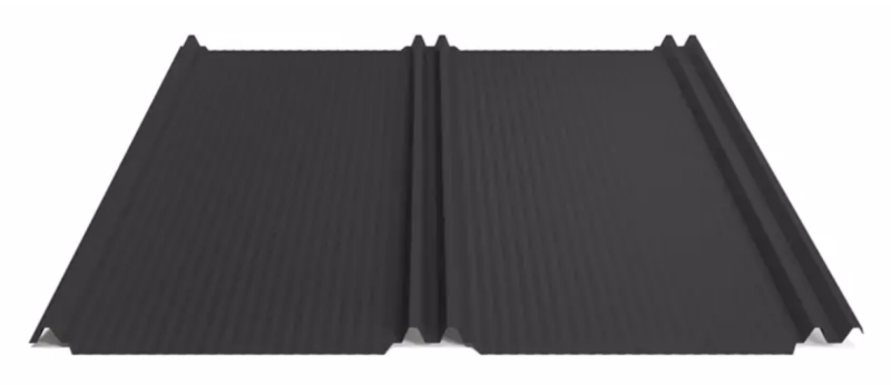 Střešní panel Hornval H8 Vlna Super Plus 35 Deep Matt 0,55 mm RAL 9005