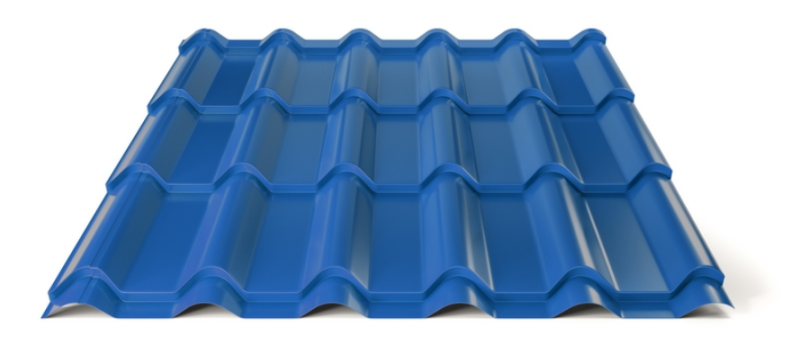 Plechová střešní krytina Hornval H3 20 / 350 Super 25 Polyester Gloss RAL 5010