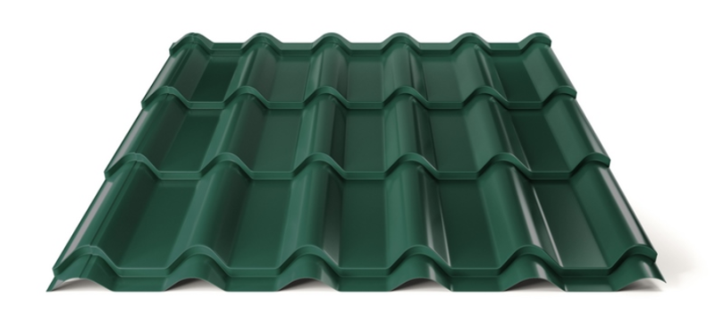 Plechová střešní krytina Hornval H3 20 / 350 Super 25 Polyester Gloss RAL 6005
