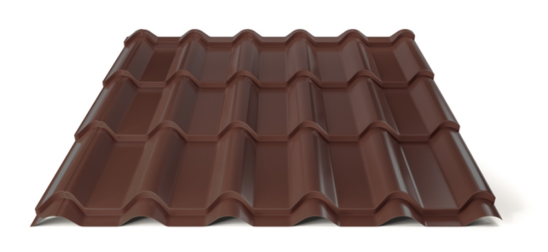 Plechová střešní krytina Hornval H3 20 / 350 Super 25 Polyester Gloss RAL 8017