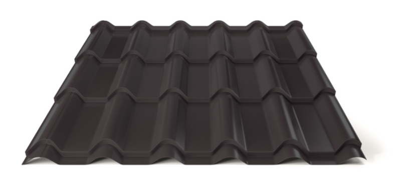 Plechová střešní krytina Hornval H3 20/350 Super Plus 35 Polyester Gloss  RAL 9005