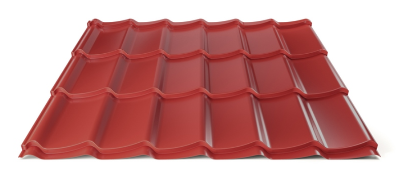 Plechová střešní krytina Hornval H4 20 / 350 Super 25 Polyester Gloss RAL 3011