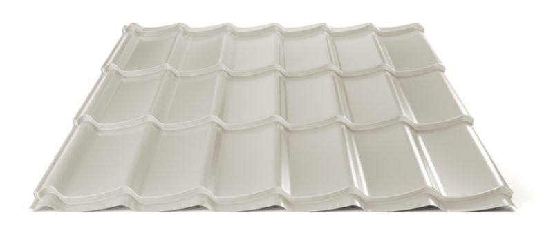 Plechová střešní krytina Hornval H4 20 / 350 Super 25 Polyester Gloss RAL 9002