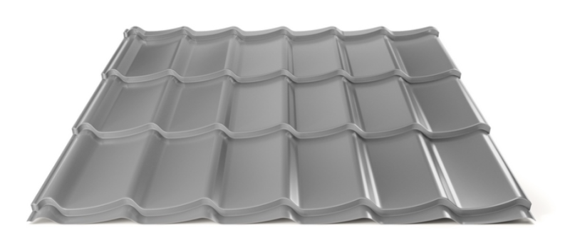 Plechová střešní krytina Hornval H4 20 / 350 Super 25 Polyester Gloss RAL 9007