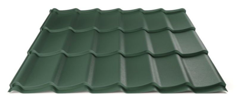 Plechová střešní krytina Hornval H4 20 / 350 Super 25 Deep Matt RAL 6020